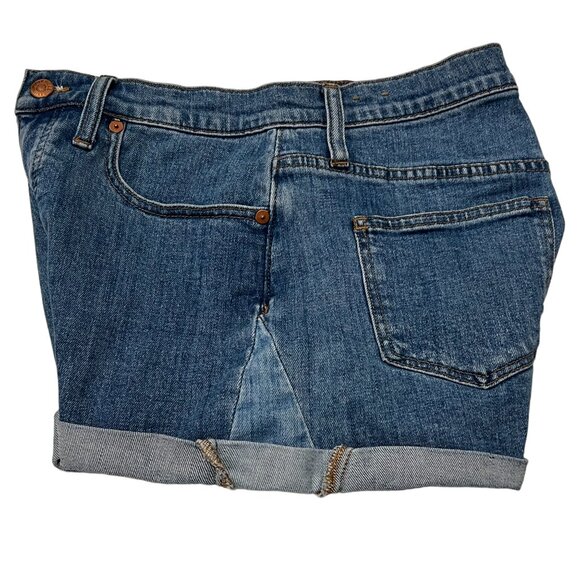 Madewell Women's High Waist Pieced Edition Denim Shorts, 27 - Picture 3 of 7